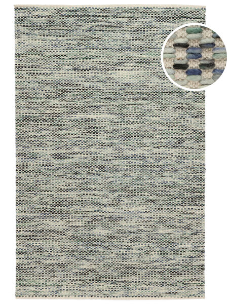 Pebbles - Gri/Albastru Mix Covor 200X250 Modern Lucrate De Mână Gri Deschis ( India)
