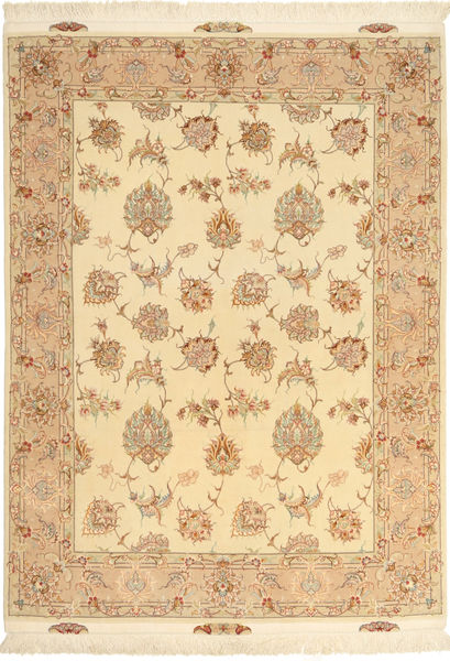 Tabriz#60 Raj silk warp carpet AXVZC1080