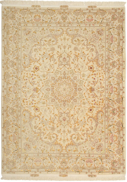 Tabriz#60 Raj silk warp carpet AXVZC973
