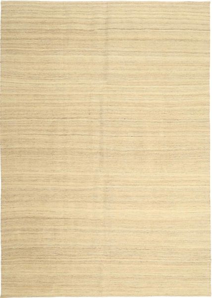 Kilim Modern Rug 203X290 Authentic
 Modern Handwoven Yellow/Dark Beige (Wool, Persia/Iran)