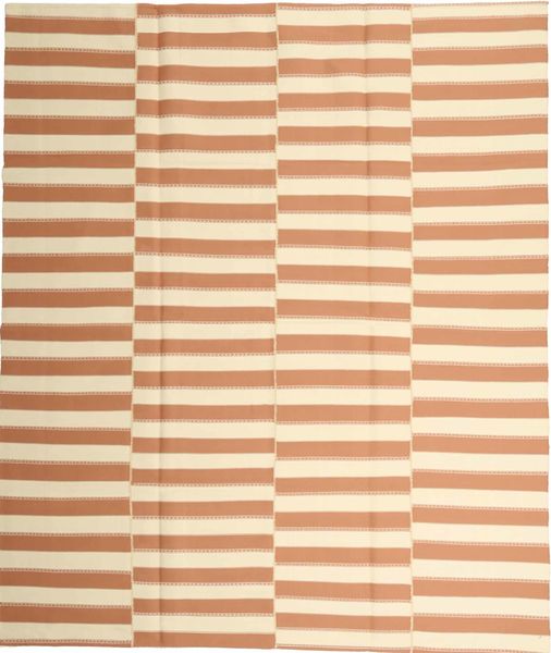 Kilim Modern Rug 223X260 Authentic
 Modern Handwoven Beige/Light Brown (Cotton, Persia/Iran)