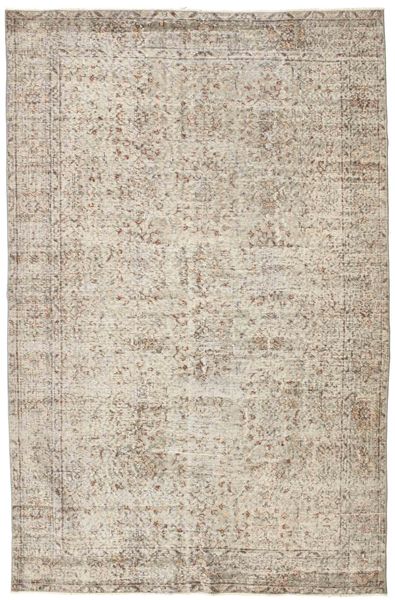 Colored Vintage Tapete 174X295 Moderno Feito A Mão Castanho Claro/Cinzento Claro (Lã, Turquia)