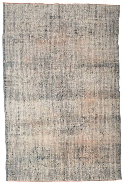 Colored Vintage Rug 194X297 Authentic
 Modern Handknotted Light Brown/Light Grey (Wool, Turkey)