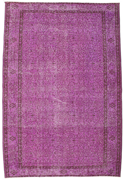 Colored Vintage Sag 168X247 Autentični
 Moderni Ručno Uzlan Ružičasta/Tamnoljubičasta (Vuna, Turska)