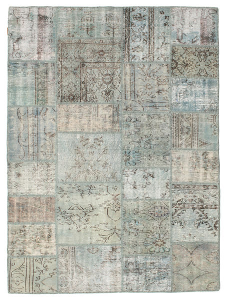 Лоскутные Ковер 170X232 Современный Ковры Ручной Работы Светло-Серый (Шерсть, Турция)