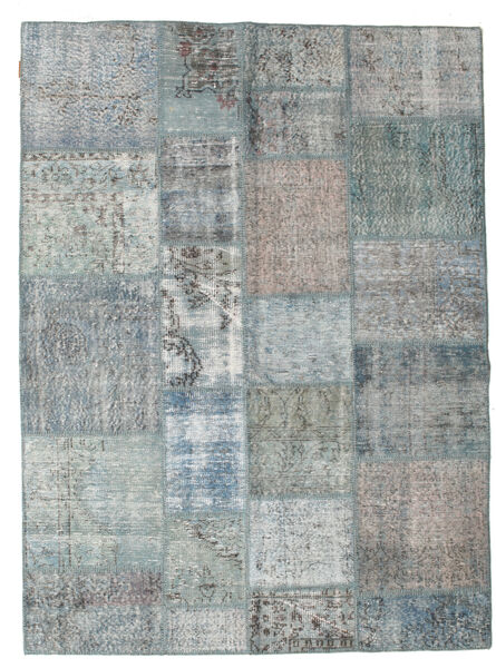 Patchwork Sag 171X230 Autentični
 Moderni Ručno Uzlan Svjetlosiva/Plava (Vuna, Turska)