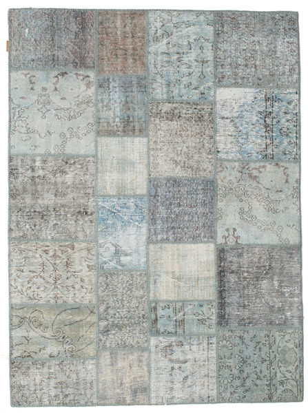 Лоскутные Ковер 171X231 Современный Ковры Ручной Работы Светло-Серый (Шерсть, Турция)