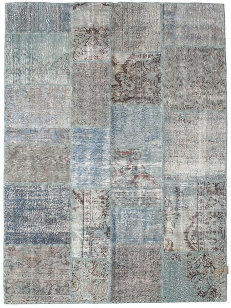 Лоскутные Ковер 171X230 Современный Ковры Ручной Работы Светло-Серый/Темно-Серый (Шерсть, Турция)