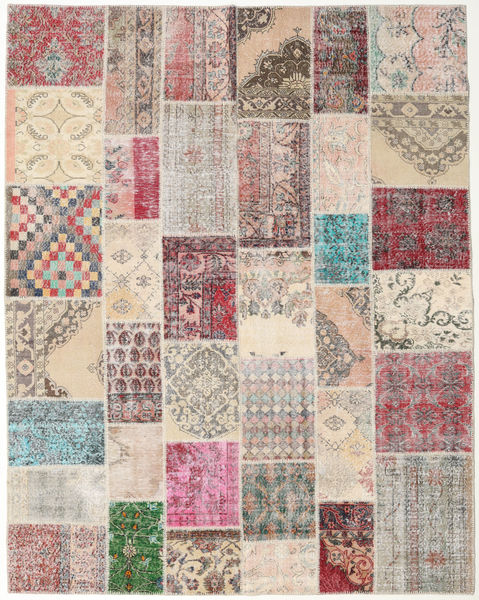 Patchwork Szőnyeg 247X311 Modern Csomózású Világosszürke/Barna (Gyapjú, Törökország)