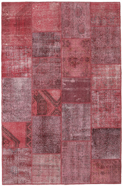 Patchwork Sag 194X295 Autentični
 Moderni Ručno Uzlan Ljubičasta/Tamnocrvena (Vuna, Turska)