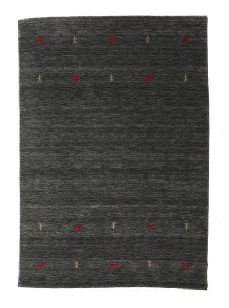 Gabbeh Loom Two Lines - Medium Grey Rug 160X230 Modern Dark Grey (Wool, India)