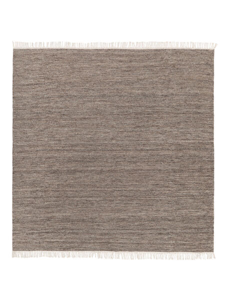 Melange - Brown Rug 300X300 Authentic
 Modern Handwoven Square Light Grey/Dark Grey Large (Wool, India)
