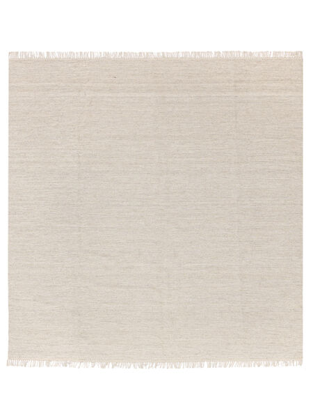 Melange - Sand Rug 300X300 Authentic
 Modern Handwoven Square Beige Large (Wool, India)
