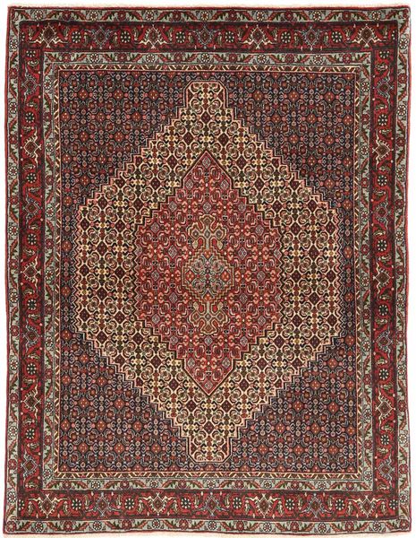 Senneh Rug 123X162 Authentic
 Oriental Handknotted Light Brown/Dark Brown (Wool, Persia/Iran)