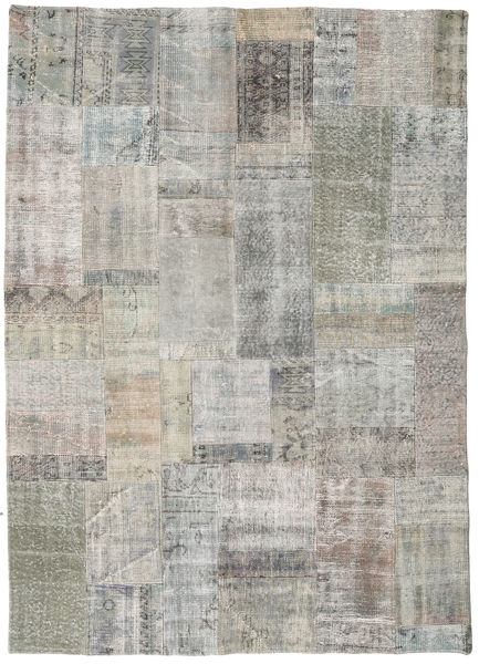 Patchwork Sag 173X242 Autentični
 Moderni Ručno Uzlan Svjetlosiva (Vuna, Turska)