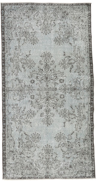 Colored Vintage Rug 113X216 Authentic
 Modern Handknotted Light Grey/Dark Grey (Wool, Turkey)