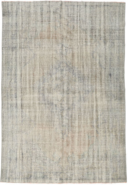 Colored Vintage Rug 188X276 Authentic
 Modern Handknotted Light Grey (Wool, Turkey)