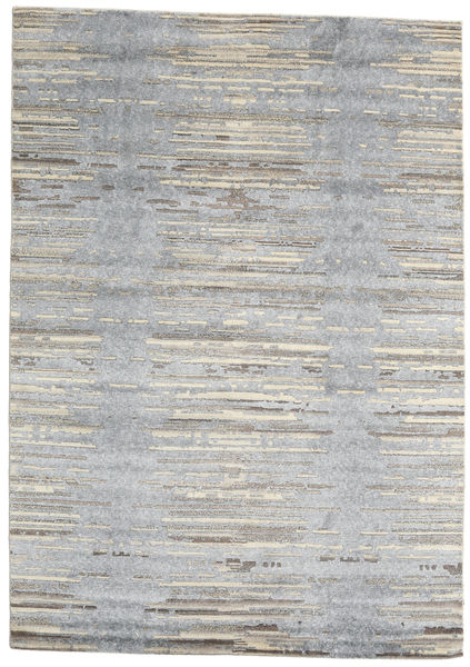 Himalaya 러그 170X241 정품
 모던 수제 라이트 그레이/베이지 (울/대나무 실크, 인도)