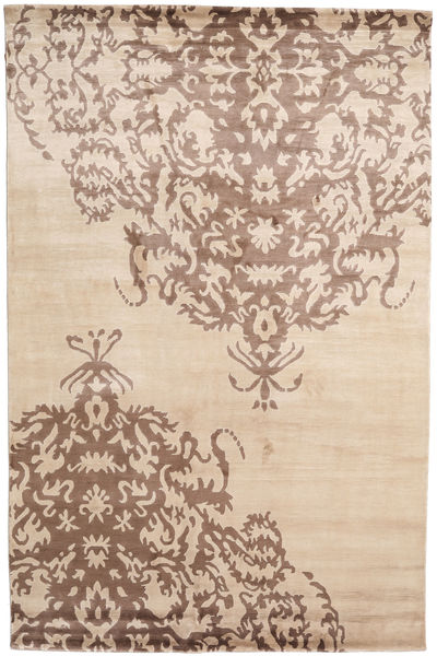 Himalaya Sag 178X271 Autentični
 Moderni Ručno Uzlan Svjetlosmeđa/Bež (Vuna/Bambusova Svila, Indija)