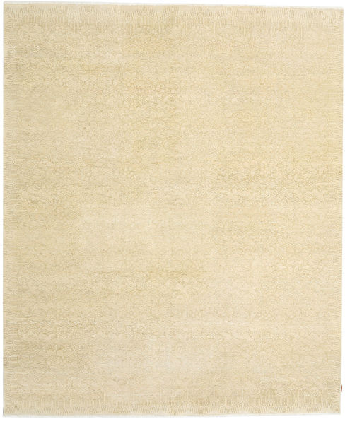 Himalaya Bamboo Silk Rug 249X302 Authentic
 Modern Handknotted Beige/Yellow ( India)
