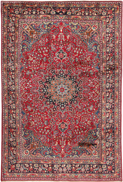 Ardebil Rug 186X300 Authentic
 Oriental Handknotted Crimson Red/Dark Brown (Wool, Persia/Iran)