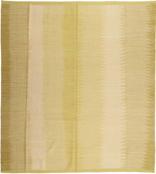 Kilim Modern Rug 257X289 Authentic
 Modern Handknotted Yellow/Olive Green Large (Wool, Afghanistan)