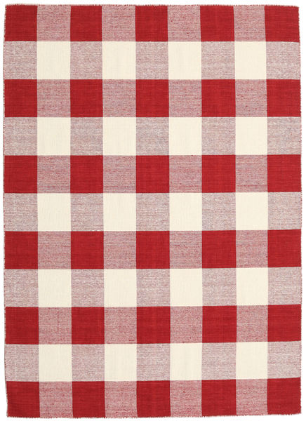 Check Kilim - Punainen / Valkoinen-matto CVD17191