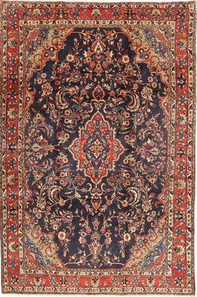 Mehraban Rug 214X327 Authentic
 Oriental Handknotted Light Brown/Dark Green (Wool, Persia/Iran)