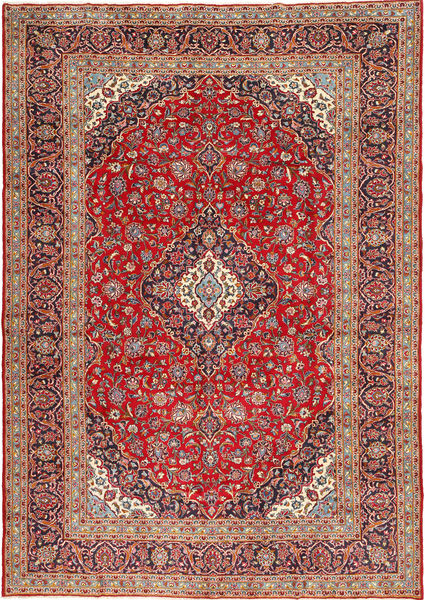 Keshan Rug 300X423 Authentic
 Oriental Handknotted Brown/Rust Red Large (Wool, Persia/Iran)