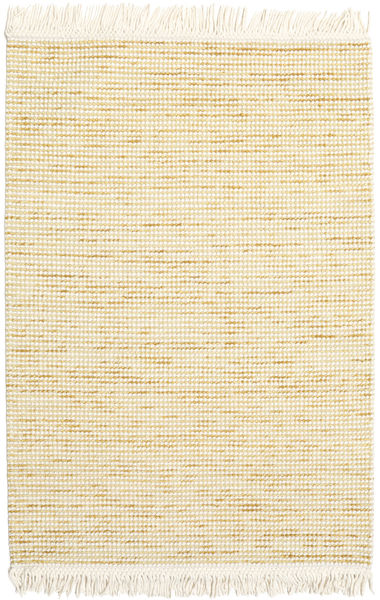 Medium Drop - Yellow Mix Covor 140X200 Modern Lucrate De Mână Bej/Galben (Lână, India)