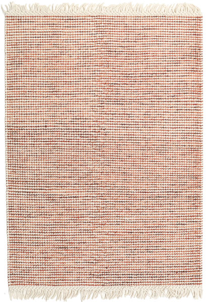 Medium Drop - Castanho Alaranjado/Laranja Mix Tapete 140X200 Moderno Tecidos À Mão Bege/Castanho Claro (Lã, Índia)