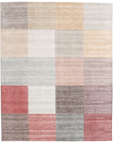 Malva - Rust Teppe 200X250 Ekte Moderne Håndknyttet Lys Grå/Hvit/Creme (Ull, India)