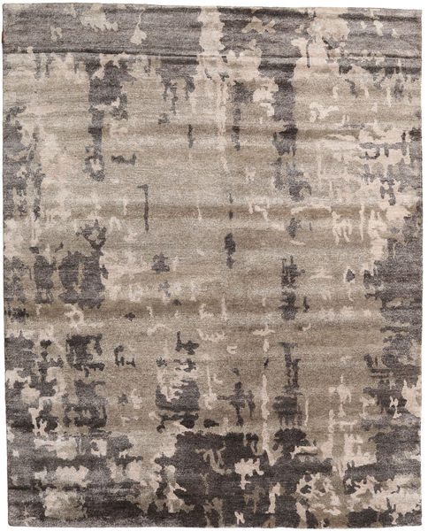 Nepal Original Rug 244X305 Authentic
 Modern Handknotted Light Grey/Light Brown (Wool/Bamboo Silk, Nepal/Tibet)