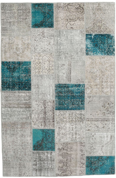 Patchwork Rug 200X303 Authentic
 Modern Handknotted Light Grey (Wool, Turkey)