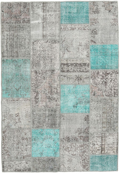 Patchwork Sag 160X233 Autentični
 Moderni Ručno Uzlan Svjetlosiva (Vuna, Turska)