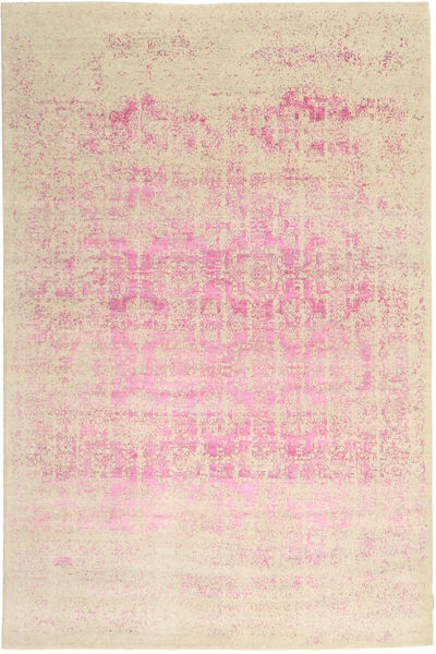 Roma Modern Collection Rug 198X299 Authentic
 Modern Handknotted Light Pink/Beige ( India)