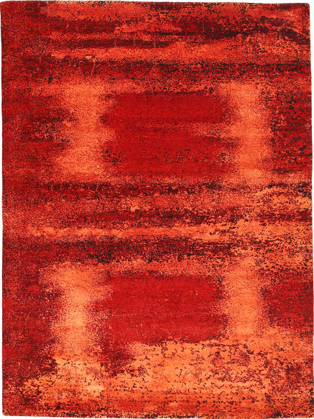 Roma Moderne Collection Tapis 174X244 Moderne Fait Main Rouille/Rouge/Orange ( Inde)