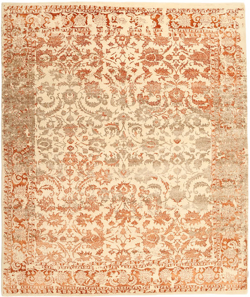 Roma Modern Collection Rug 255X302 Authentic
 Modern Handknotted Dark Beige/Light Pink Large ( India)