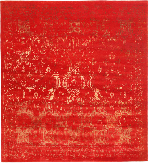 Roma Moderni Collection Sag 268X299 Autentični
 Moderni Ručno Uzlan Hrđavo Crvena/Narančasta Veliki ( Indija)