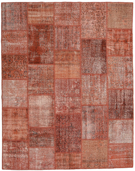 Patchwork Tapete 200X251 Moderno Feito A Mão Castanho/Castanho Claro (Lã, Turquia)