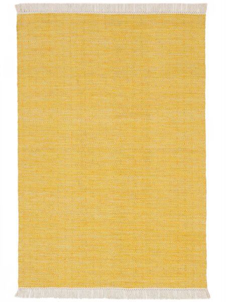 Diamond Шерсть - Yellow Ковер 140X200 Современный Сотканный Вручную Желтый/Бежевый (Шерсть, Индия)