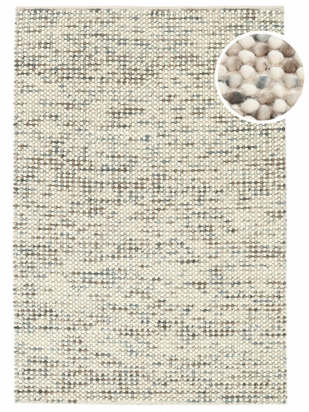 Big Drop - Grey/Beige Mix Rug 160X230 Authentic
 Modern Handwoven Light Grey/Beige/Dark Beige (Wool, India)