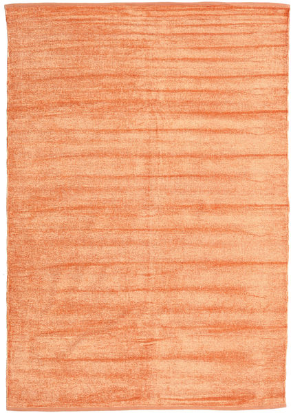 Kilim Chenille - Peach Orange Rug 140X200 Authentic
 Oriental Handwoven Dark Beige/Orange ( India)