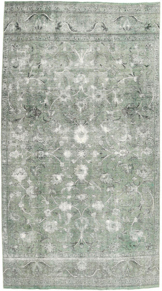 Colored Βιντάζ Χαλι 180X320 Σύγχρονα Χειροποιητο Ανοιχτό Γκρι/Σκούρο Γκρι (Μαλλί, Περσικά/Ιρανικά)