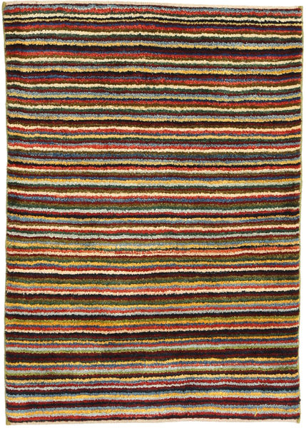 Gabbeh Persisch Teppich
 79X118 Echter Moderner Handgeknüpfter Dunkelbraun/Dunkelgrau (Wolle, Persien/Iran)