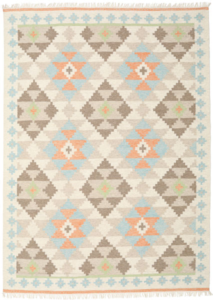 Summer Kilim 러그 240X340 정품
 모던 수제 베이지/다크 베이지 (울, 인도)