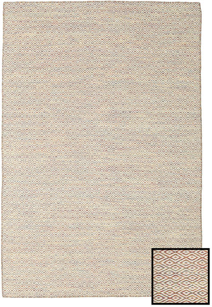 Kelim Goose Eye - Multi Tapijt 160X230 Echt Modern Handgeweven Beige/Lichtbruin (Wol, India)