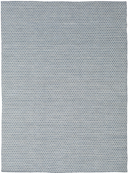 Ćilim Honey Comb - Blue Sag 210X290 Autentični
 Moderni Ručno Tkani Svjetlosiva/Svjetloplava (Vuna, Indija)