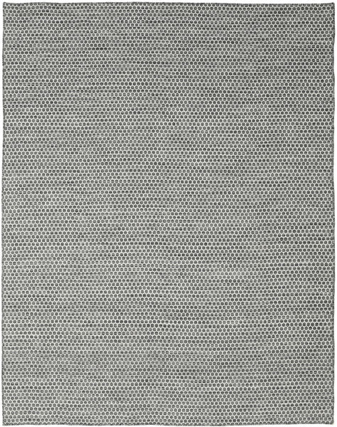 Kelim Honey Comb - Musta/Harmaa Matto 240X300 Moderni Käsinkudottu Vaaleanharmaa/Siniturkoosi (Villa, Intia)