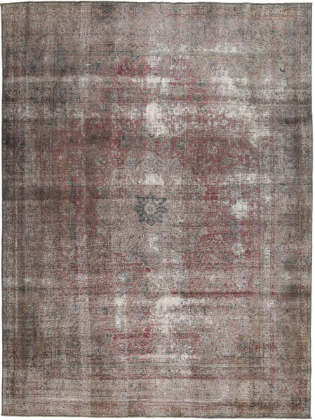 Colored Βιντάζ Χαλι 252X340 Σύγχρονα Χειροποιητο Ανοιχτό Γκρι/Ανοιχτό Καφέ Μεγαλα (Μαλλί, Πακιστανικά)